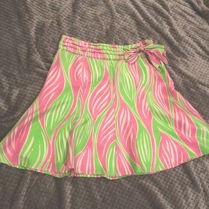 Lilly Pulitzer silk skirt